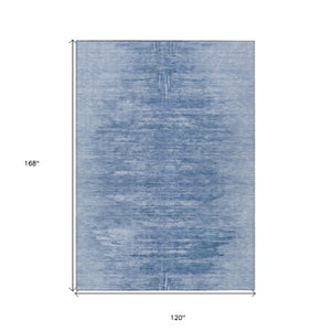 Homeroots 3' Abstract Artichoke Green Washable Area Rug For Indoor And Outdoor Spaces, Durable Design 10' X 14' Polyester 587637