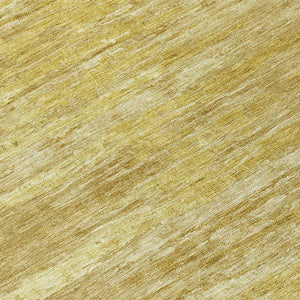 Homeroots 3' Abstract Artichoke Green Washable Area Rug For Indoor And Outdoor Spaces, Durable Design 8' Round Polyester 587640