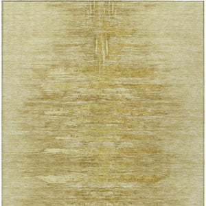 Homeroots 3' Abstract Artichoke Green Washable Area Rug For Indoor And Outdoor Spaces, Durable Design 10' X 14' Polyester 587643