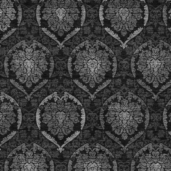 Homeroots 3' Black Gray And Brown Medallion Washable Area Rug - Versatile Indoor Outdoor Decorative Touch 10' X 14' Polyester 587715