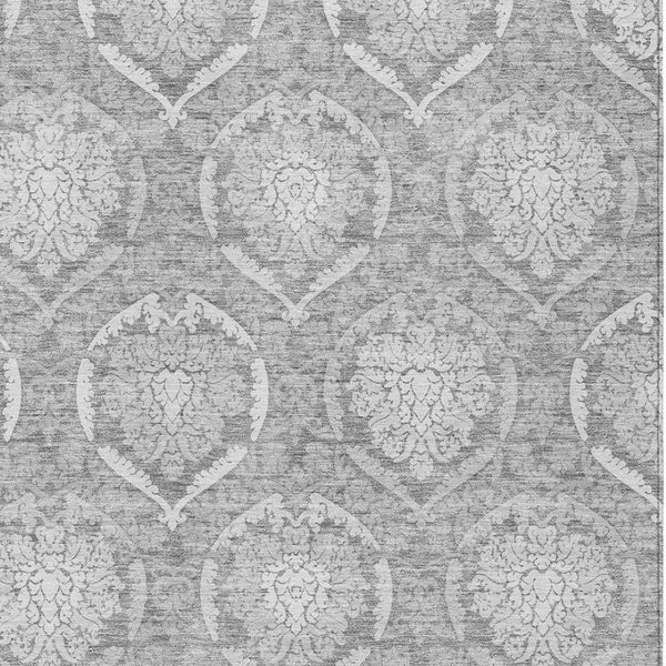 Homeroots 3' Artichoke Green Medallion Washable Area Rug For Indoor And Outdoor Spaces - Durable & Stylish 3' X 5' Polyester 587734