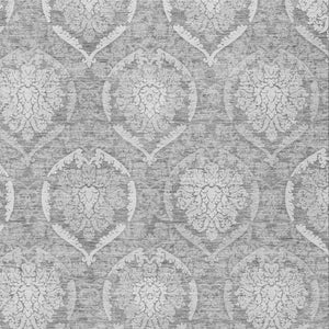 Homeroots 3' Artichoke Green Medallion Washable Area Rug For Indoor And Outdoor Spaces - Durable & Stylish 5' X 8' Polyester 587735