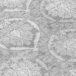 Homeroots 3' Artichoke Green Medallion Washable Area Rug For Indoor And Outdoor Spaces - Durable & Stylish 8' Round Polyester 587736