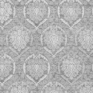 Homeroots 3' Artichoke Green Medallion Washable Area Rug For Indoor And Outdoor Spaces - Durable & Stylish 8' X 10' Polyester 587737