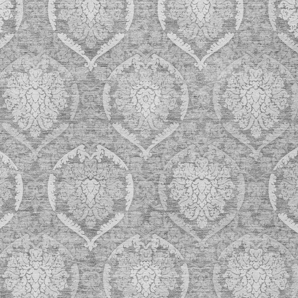 Homeroots 3' Artichoke Green Medallion Washable Area Rug For Indoor And Outdoor Spaces - Durable & Stylish 10' X 14' Polyester 587739