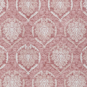 Homeroots 3' Artichoke Green Medallion Washable Area Rug For Indoor And Outdoor Spaces - Durable & Stylish 5' X 8' Polyester 587741