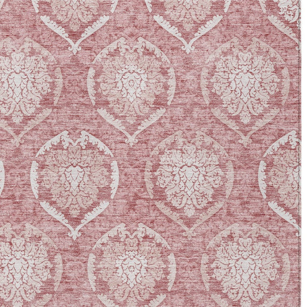 Homeroots 3' Artichoke Green Medallion Washable Area Rug For Indoor And Outdoor Spaces - Durable & Stylish 10' X 14' Polyester 587745