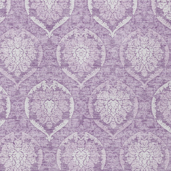 Homeroots 3' Artichoke Green Medallion Washable Area Rug For Indoor And Outdoor Spaces - Durable & Stylish 3' X 5' Polyester 587746