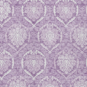 Homeroots 3' Artichoke Green Medallion Washable Area Rug For Indoor And Outdoor Spaces - Durable & Stylish 5' X 8' Polyester 587747