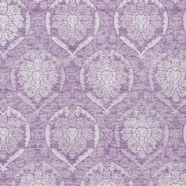 Homeroots 3' Artichoke Green Medallion Washable Area Rug For Indoor And Outdoor Spaces - Durable & Stylish 5' X 8' Polyester 587747