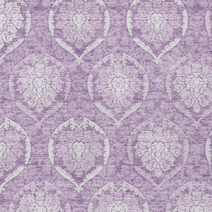 Homeroots 3' Artichoke Green Medallion Washable Area Rug For Indoor And Outdoor Spaces - Durable & Stylish 8' X 10' Polyester 587749