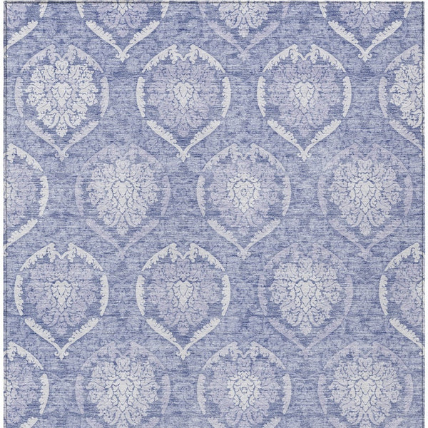 Homeroots 3' Artichoke Green Medallion Washable Area Rug For Indoor And Outdoor Spaces - Durable & Stylish 3' X 5' Polyester 587752