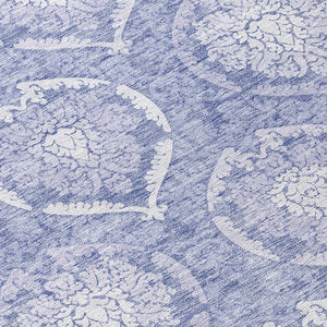 Homeroots 3' Artichoke Green Medallion Washable Area Rug For Indoor And Outdoor Spaces - Durable & Stylish 8' Round Polyester 587754