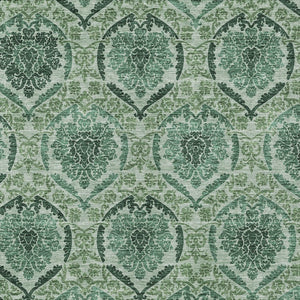 Homeroots 3' Stylish Chocolate Beige & Mauve Medallion Area Rug - Washable, Durable For Indoor & Outdoor Use 5' X 8' Polyester 587789