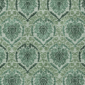 Homeroots 3' Stylish Chocolate Beige & Mauve Medallion Area Rug - Washable, Durable For Indoor & Outdoor Use 8' X 10' Polyester 587791