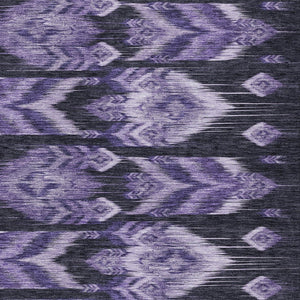 Homeroots 3' Black Charcoal And Silver Southwestern Indoor Outdoor Area Rug - Stylish, Durable, Washable Design 3' X 5' Polyester 587824