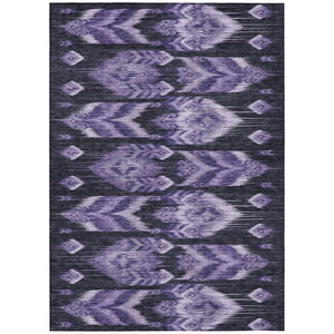 HomeRoots 9' Vibrant Southwestern Purple Lavender Plum Area Rug for Indoor and Outdoor Spaces, Machine Washable 9' X 12' 587828