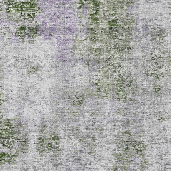 Homeroots 3' Denim Blue & Sky Blue Abstract Washable Area Rug For Indoor & Outdoor Spaces - Durable & Stylish 9' X 12' Polyester 587882