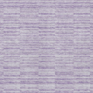 Homeroots 3' Blush Pink And Beige Striped Washable Area Rug - Stylish Indoor Outdoor Decor For Any Space 3' X 5' Polyester 587950