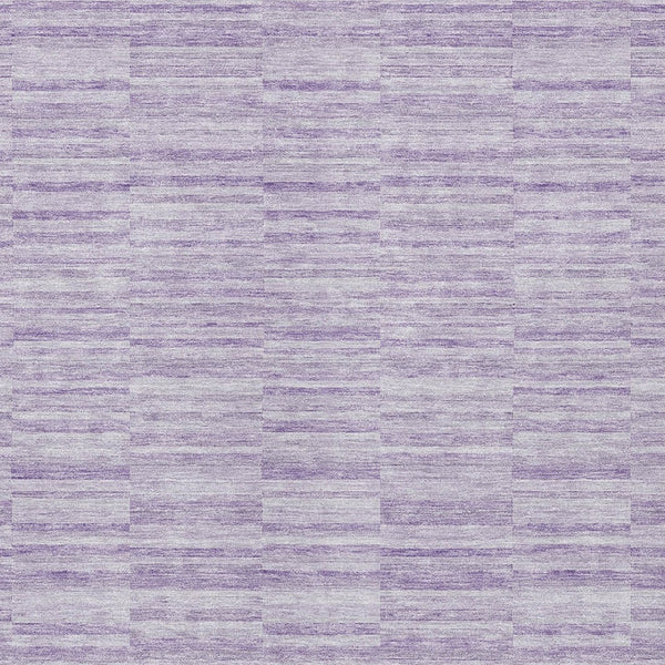 Homeroots 3' Blush Pink And Beige Striped Washable Area Rug - Stylish Indoor Outdoor Decor For Any Space 5' X 8' Polyester 587951