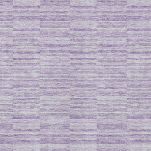 Homeroots 3' Blush Pink And Beige Striped Washable Area Rug - Stylish Indoor Outdoor Decor For Any Space 8' X 10' Polyester 587953