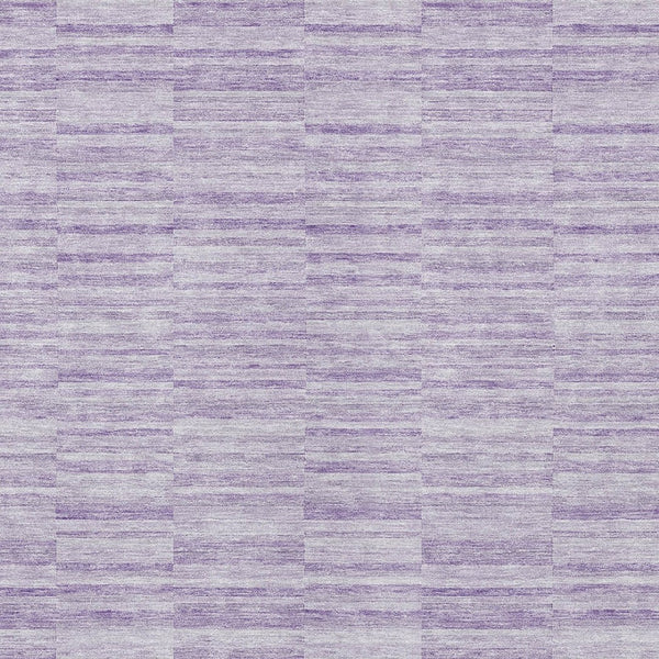 Homeroots 3' Blush Pink And Beige Striped Washable Area Rug - Stylish Indoor Outdoor Decor For Any Space 8' X 10' Polyester 587953