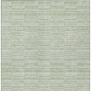 Homeroots 3' Blush Pink And Beige Striped Washable Area Rug - Stylish Indoor Outdoor Decor For Any Space 8' X 10' Polyester 587959