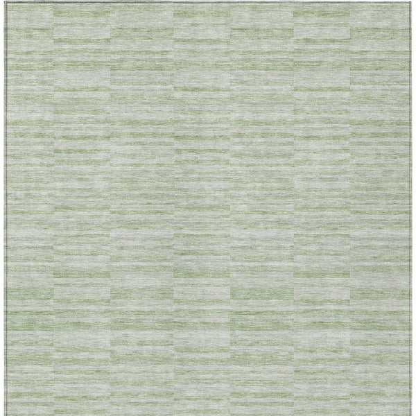 Homeroots 3' Blush Pink And Beige Striped Washable Area Rug - Stylish Indoor Outdoor Decor For Any Space 8' X 10' Polyester 587959