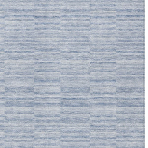 Homeroots 3' Blush Pink And Beige Striped Washable Area Rug - Stylish Indoor Outdoor Decor For Any Space 8' X 10' Polyester 587965