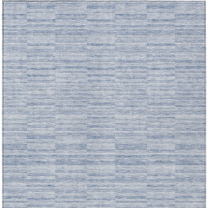 Homeroots 3' Blush Pink And Beige Striped Washable Area Rug - Stylish Indoor Outdoor Decor For Any Space 10' X 14' Polyester 587967