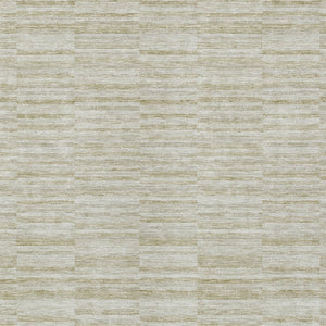 Homeroots 3' Blush Pink And Beige Striped Washable Area Rug - Stylish Indoor Outdoor Decor For Any Space 3' X 5' Polyester 587974