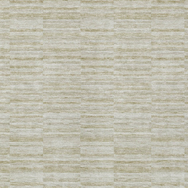 Homeroots 3' Blush Pink And Beige Striped Washable Area Rug - Stylish Indoor Outdoor Decor For Any Space 3' X 5' Polyester 587974