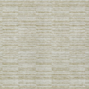 HomeRoots 5' Striped Taupe Beige and Tan Area Rug - Durable, Washable, Perfect for Indoor and Outdoor Spaces 8' X 10' 587977