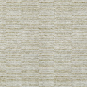 Homeroots 3' Blush Pink And Beige Striped Washable Area Rug - Stylish Indoor Outdoor Decor For Any Space 10' X 14' Polyester 587979