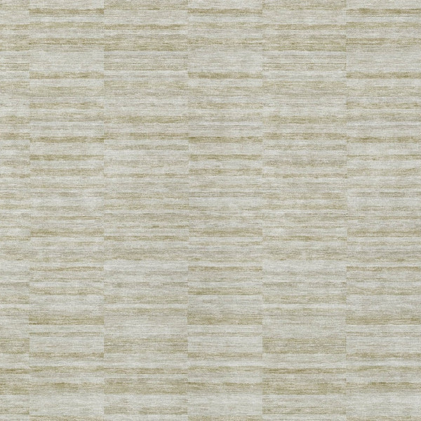 Homeroots 3' Blush Pink And Beige Striped Washable Area Rug - Stylish Indoor Outdoor Decor For Any Space 10' X 14' Polyester 587979