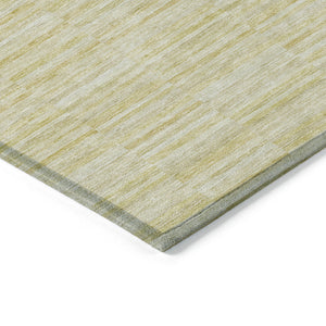 Homeroots 3' Blush Pink And Beige Striped Washable Area Rug - Stylish Indoor Outdoor Decor For Any Space 3' X 5' Polyester 587986