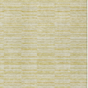 Homeroots 3' Blush Pink And Beige Striped Washable Area Rug - Stylish Indoor Outdoor Decor For Any Space 3' X 5' Polyester 587986