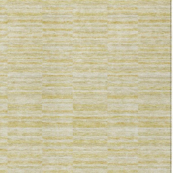 Homeroots 3' Blush Pink And Beige Striped Washable Area Rug - Stylish Indoor Outdoor Decor For Any Space 3' X 5' Polyester 587986