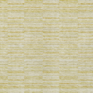 Homeroots 3' Blush Pink And Beige Striped Washable Area Rug - Stylish Indoor Outdoor Decor For Any Space 5' X 8' Polyester 587987
