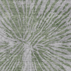 Homeroots 3' Modern Black Charcoal And Ivory Abstract Washable Indoor Outdoor Area Rug For Stylish Spaces 3' X 5' Polyester 588016