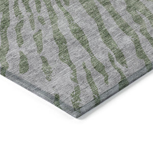 Homeroots 3' Modern Black Charcoal And Ivory Abstract Washable Indoor Outdoor Area Rug For Stylish Spaces 9' X 12' Polyester 588020