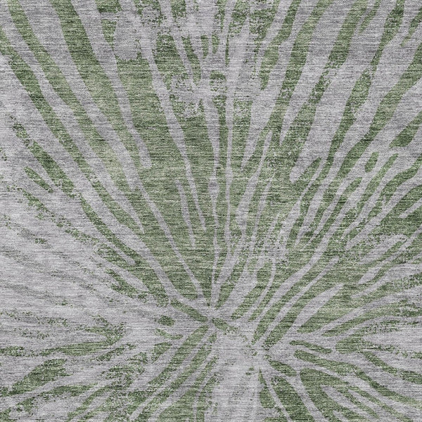 Homeroots 3' Modern Black Charcoal And Ivory Abstract Washable Indoor Outdoor Area Rug For Stylish Spaces 9' X 12' Polyester 588020