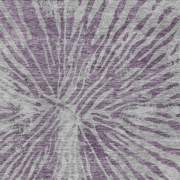 Homeroots 3' Modern Black Charcoal And Ivory Abstract Washable Indoor Outdoor Area Rug For Stylish Spaces 3' X 5' Polyester 588022