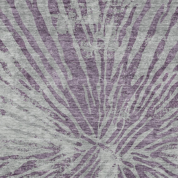 Homeroots 3' Modern Black Charcoal And Ivory Abstract Washable Indoor Outdoor Area Rug For Stylish Spaces 8' X 10' Polyester 588025