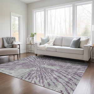 Homeroots 3' Modern Black Charcoal And Ivory Abstract Washable Indoor Outdoor Area Rug For Stylish Spaces 9' X 12' Polyester 588026