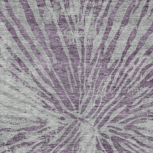 Homeroots 3' Modern Black Charcoal And Ivory Abstract Washable Indoor Outdoor Area Rug For Stylish Spaces 10' X 14' Polyester 588027