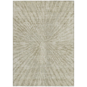 Homeroots 3' Modern Black Charcoal And Ivory Abstract Washable Indoor Outdoor Area Rug For Stylish Spaces 3' X 5' Polyester 588028