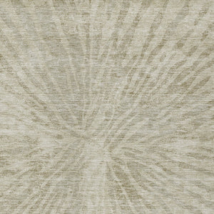 Homeroots 3' Modern Black Charcoal And Ivory Abstract Washable Indoor Outdoor Area Rug For Stylish Spaces 3' X 5' Polyester 588028