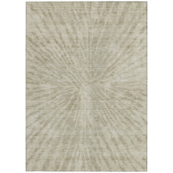 Homeroots 3' Modern Black Charcoal And Ivory Abstract Washable Indoor Outdoor Area Rug For Stylish Spaces 9' X 12' Polyester 588032