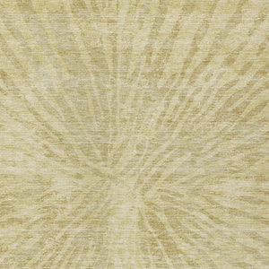 Homeroots 3' Modern Black Charcoal And Ivory Abstract Washable Indoor Outdoor Area Rug For Stylish Spaces 3' X 5' Polyester 588034